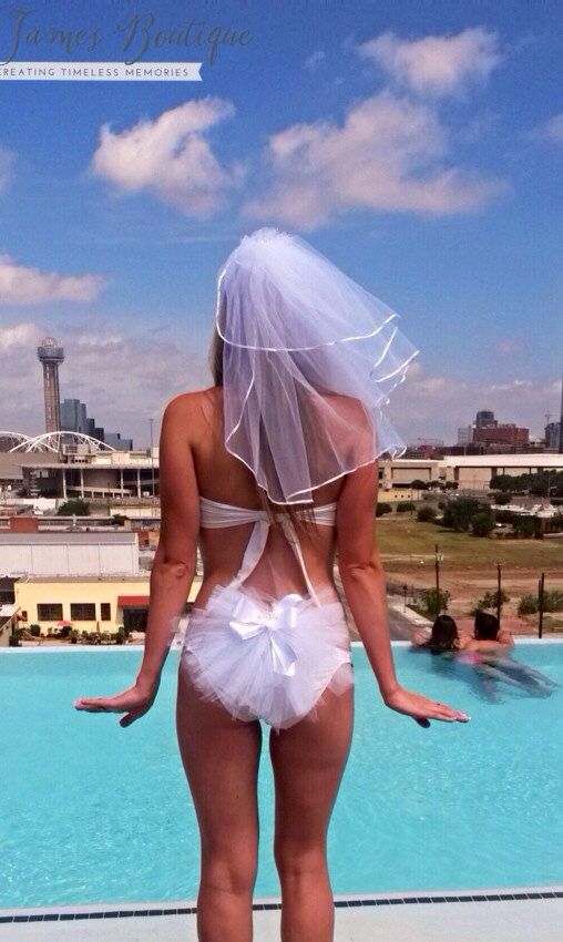 Bachelorette Party Set Booty veils and by KayJamesBoutique